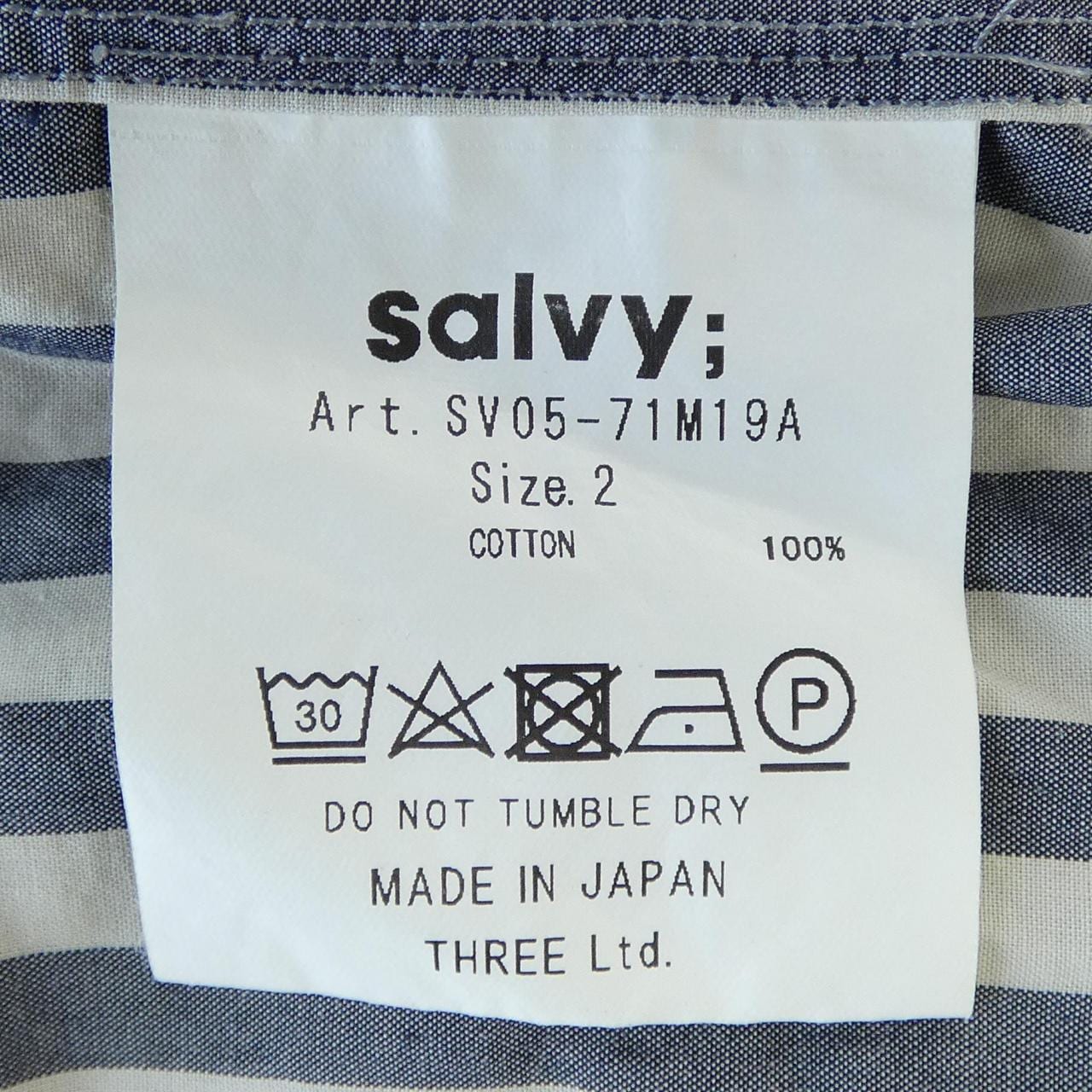 SALVY sv05-71m19a シャツ