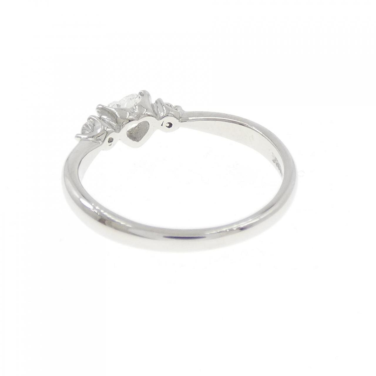 PT900 ハート ダイヤモンド リング 0.20CT