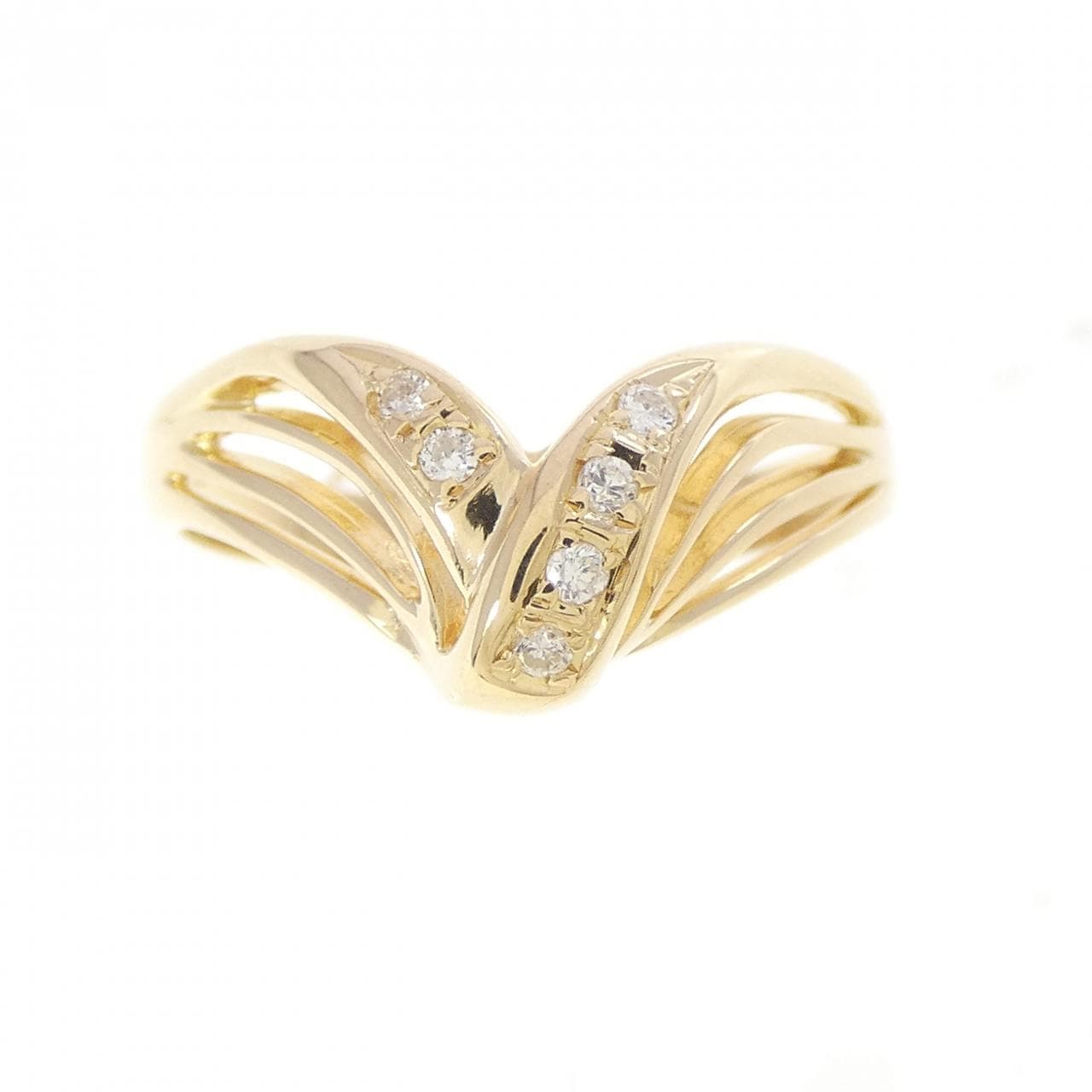 K18YG ダイヤモンド リング 0.05CT