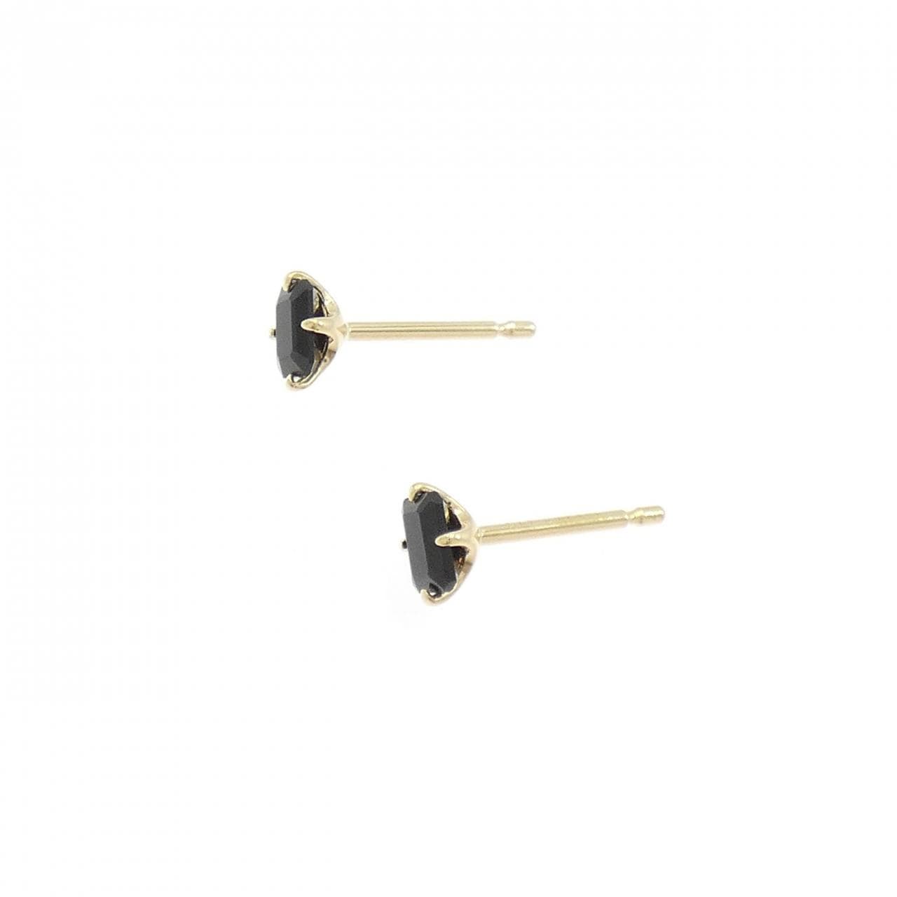 K18YG オニキス ピアス