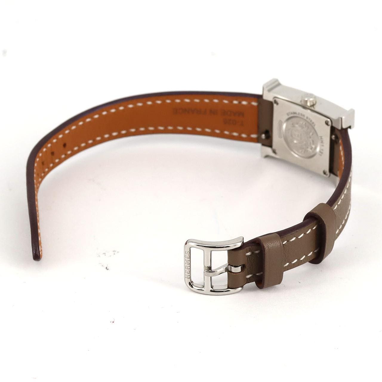 HERMES H 手錶/D HH1.131 不銹鋼石英