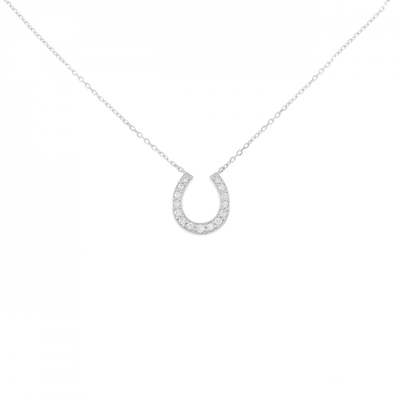 VENDOME Horseshoe Diamond Necklace 0.13CT