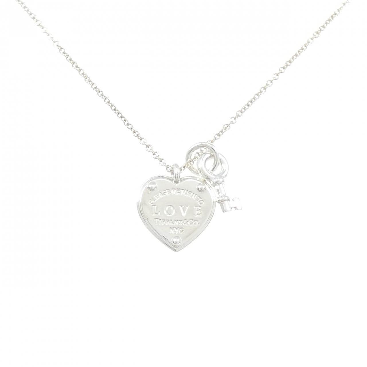 TIFFANY Return TIFFANY Heart Tag Key Necklace