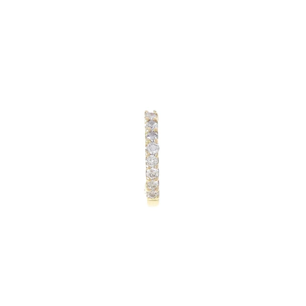 K18YG ダイヤモンド ピアス 0.10CT 片耳
