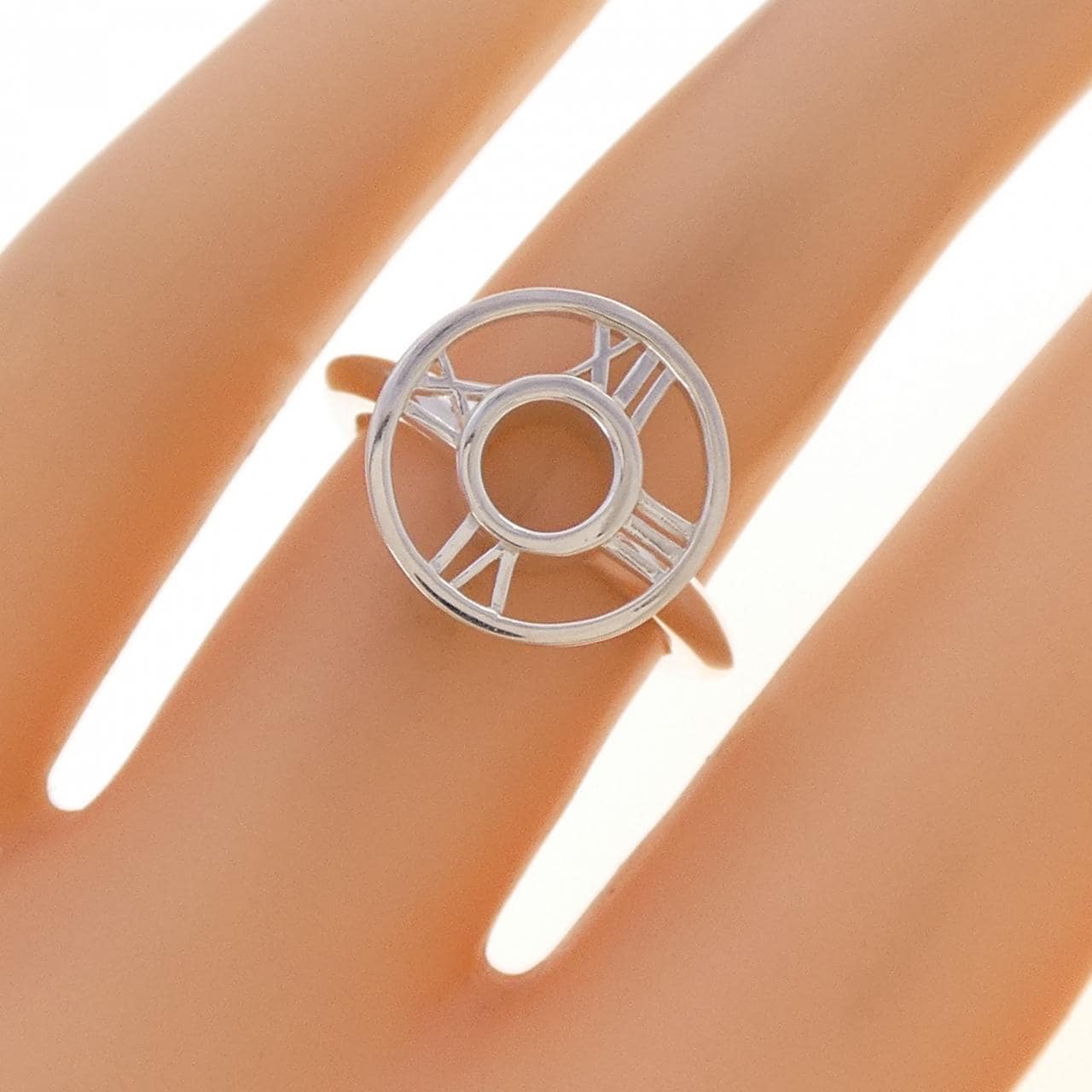 【ヴィンテージ】ティファニー アトラス オープン メダリオン リング