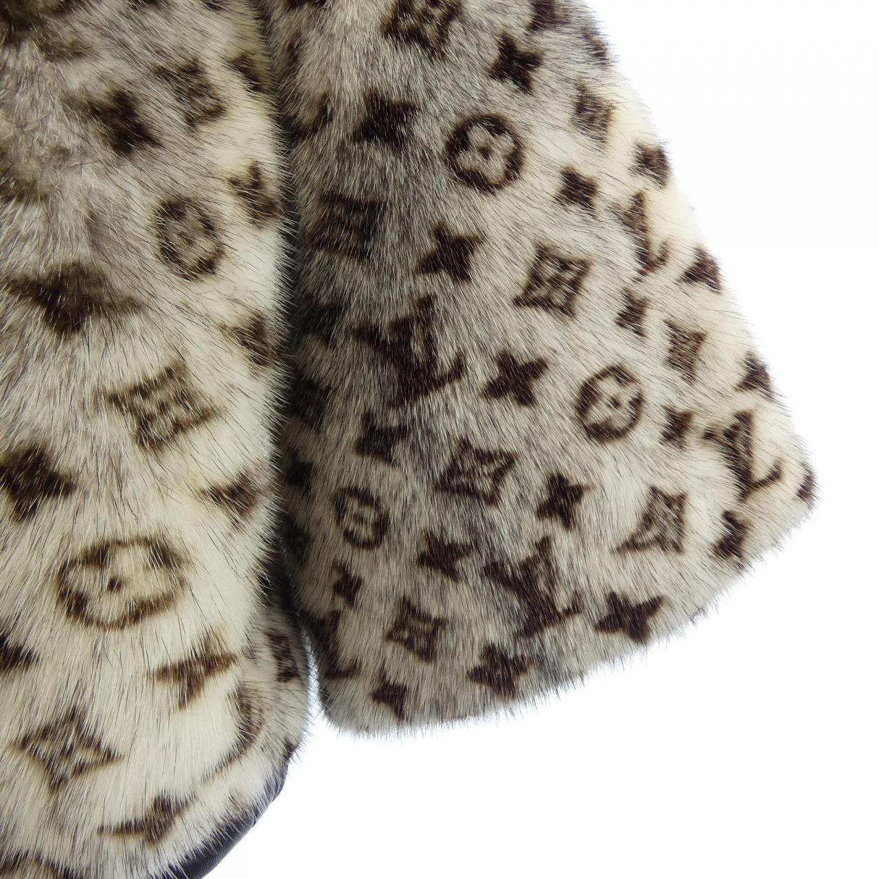 ルイヴィトン LOUIS VUITTON モノグラムブラッククロスミンクジャケット FNLJ10ZRB ジャケット