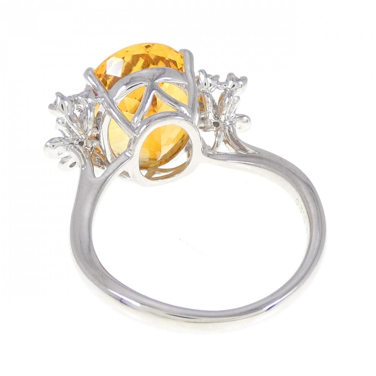 K18WG Citrine Ring 5.90CT