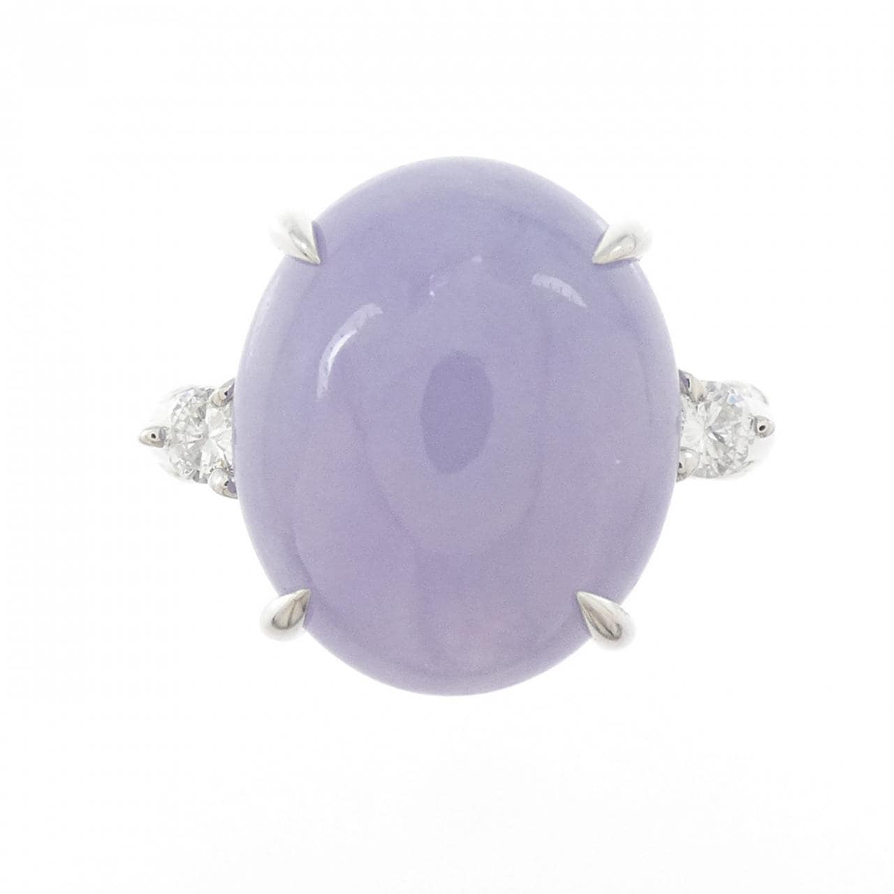 PT900 ラベンダーヒスイ リング 9.38CT