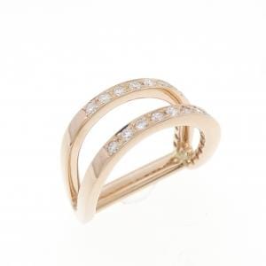 750PG ダイヤモンド ピンキー リング 0.33CT