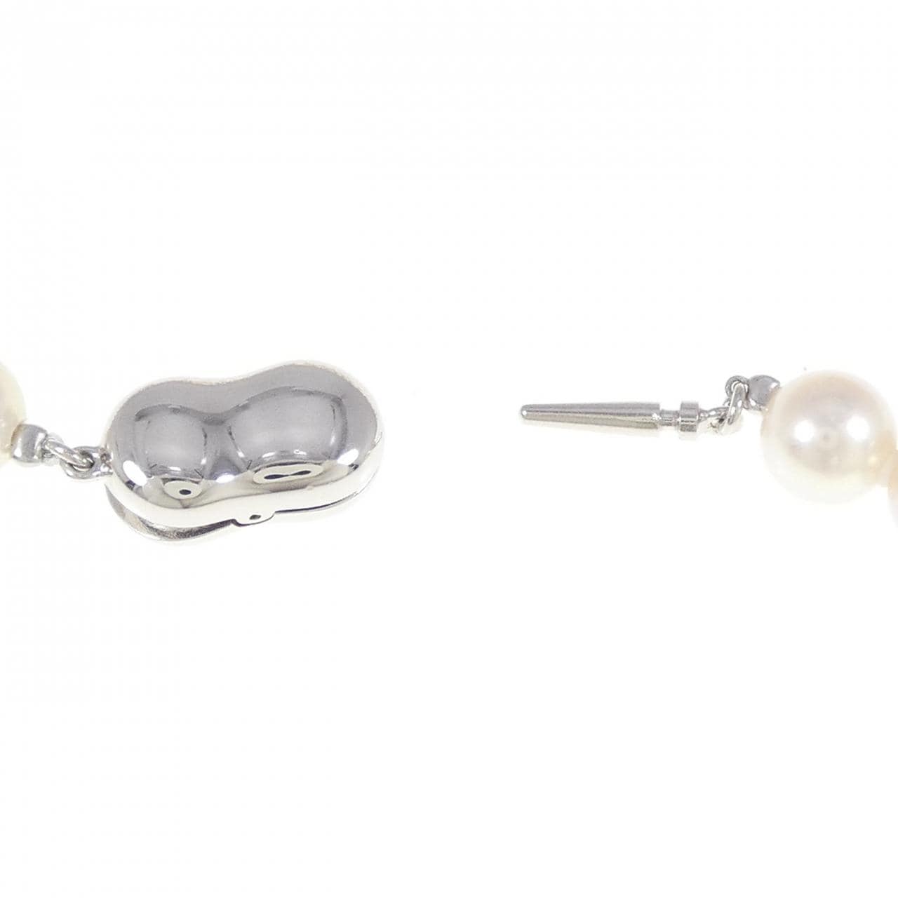 シルバークラスプ アコヤパール ネックレス 7-7.5mm