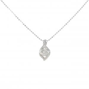 K18WG ダイヤモンド ネックレス 0.10CT