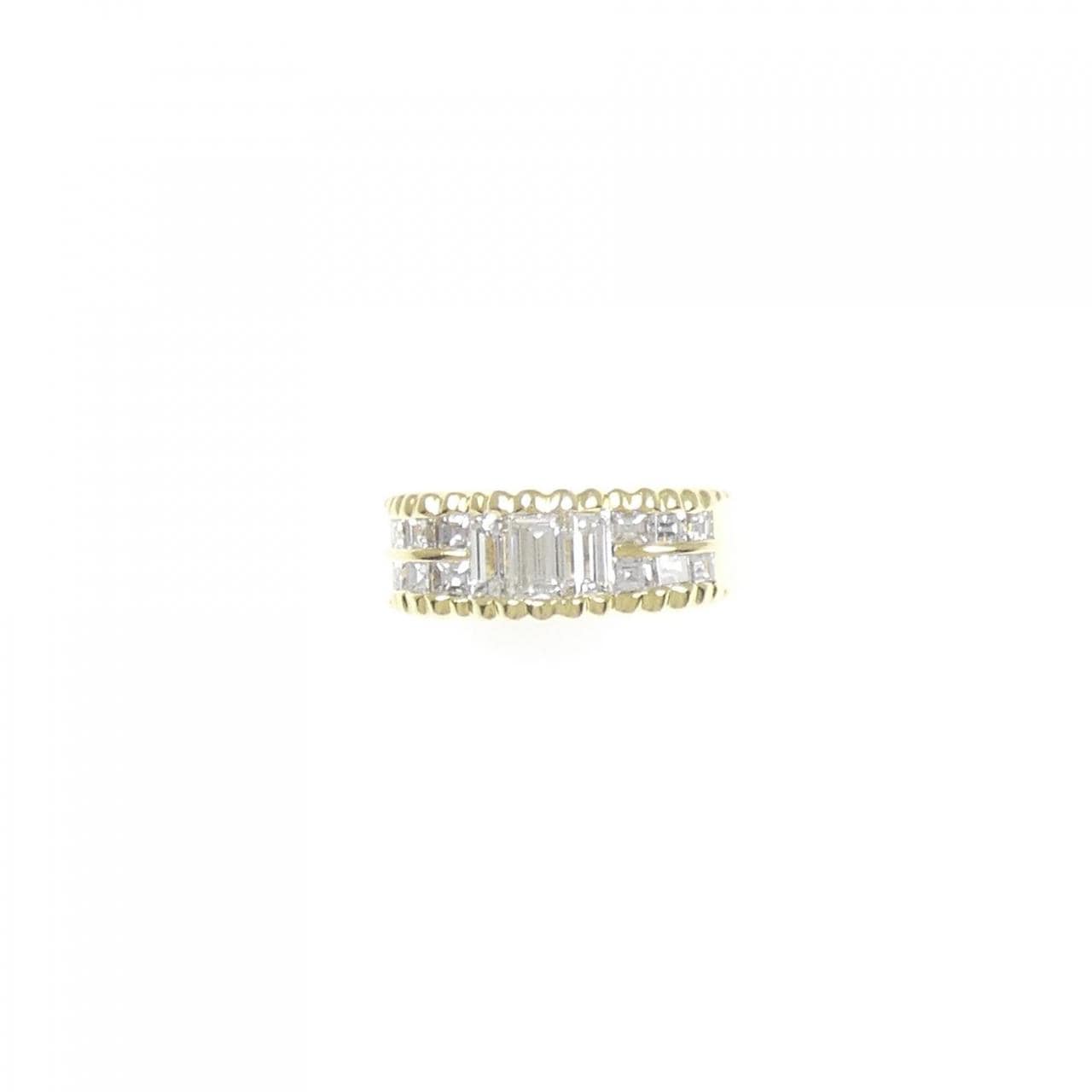 K18YG ダイヤモンド リング 0.97CT