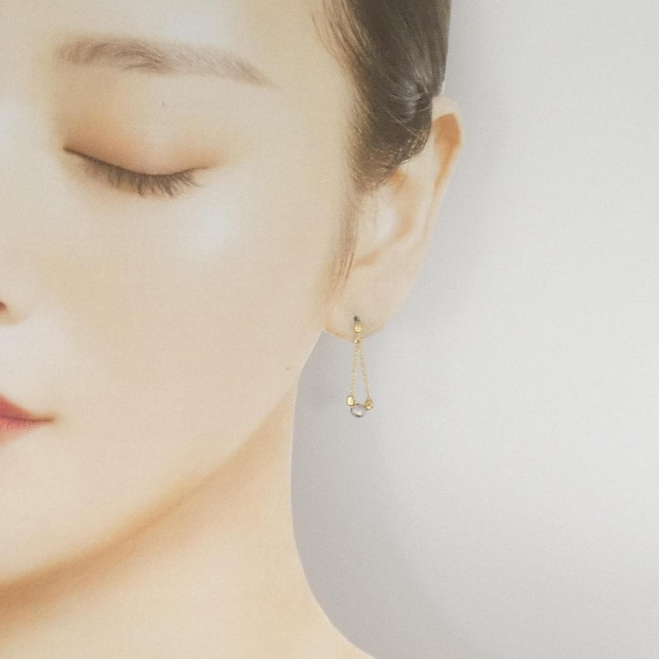 K18YG/K18WG ピアス