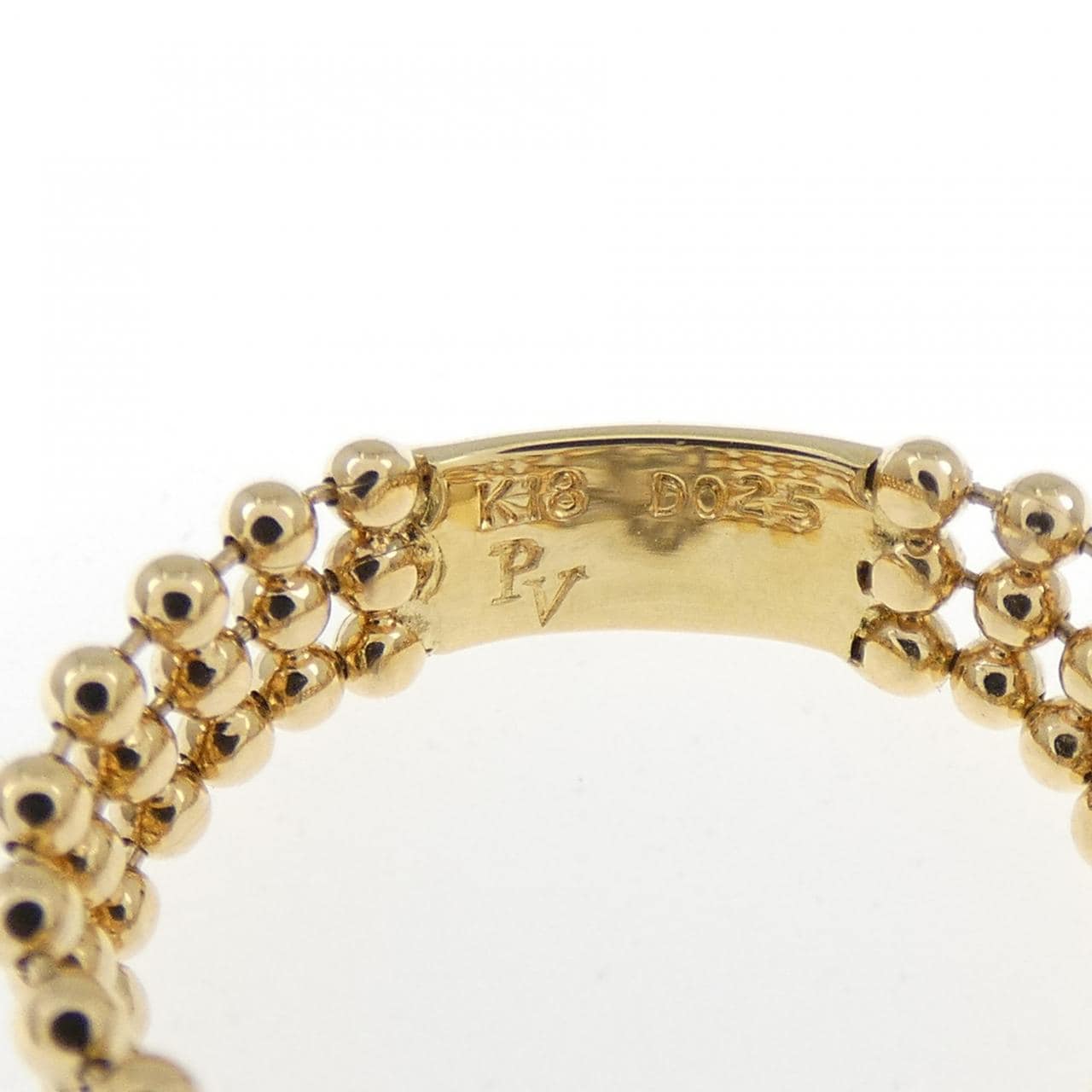 ポンテヴェキオ フラワー ダイヤモンド リング 0.25CT