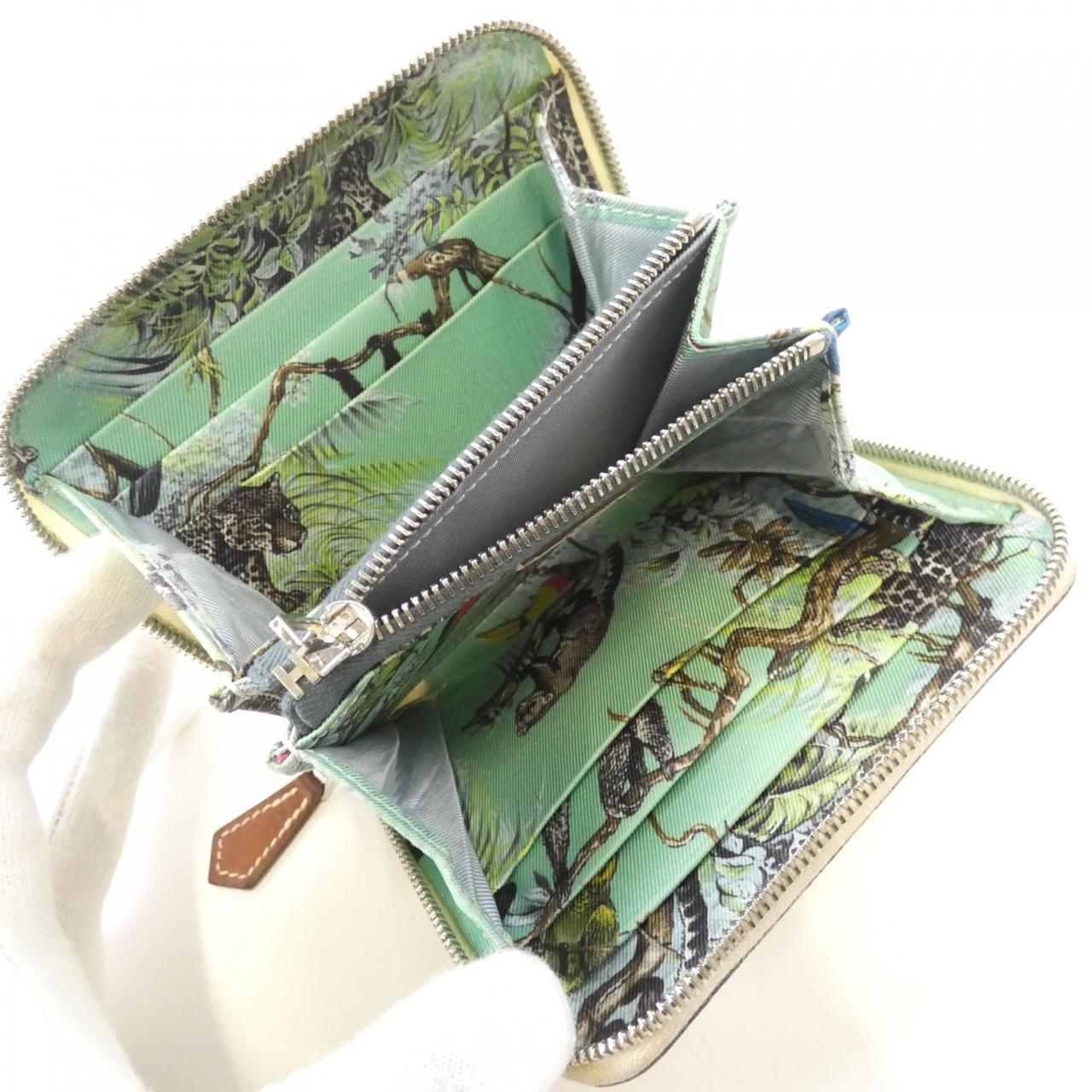 エルメス エクアトゥール シルク イン コンパクト 077756CK 財布