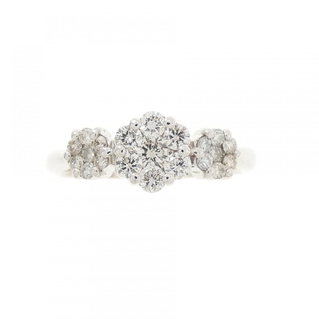 K18WG ダイヤモンド リング 0.50CT
