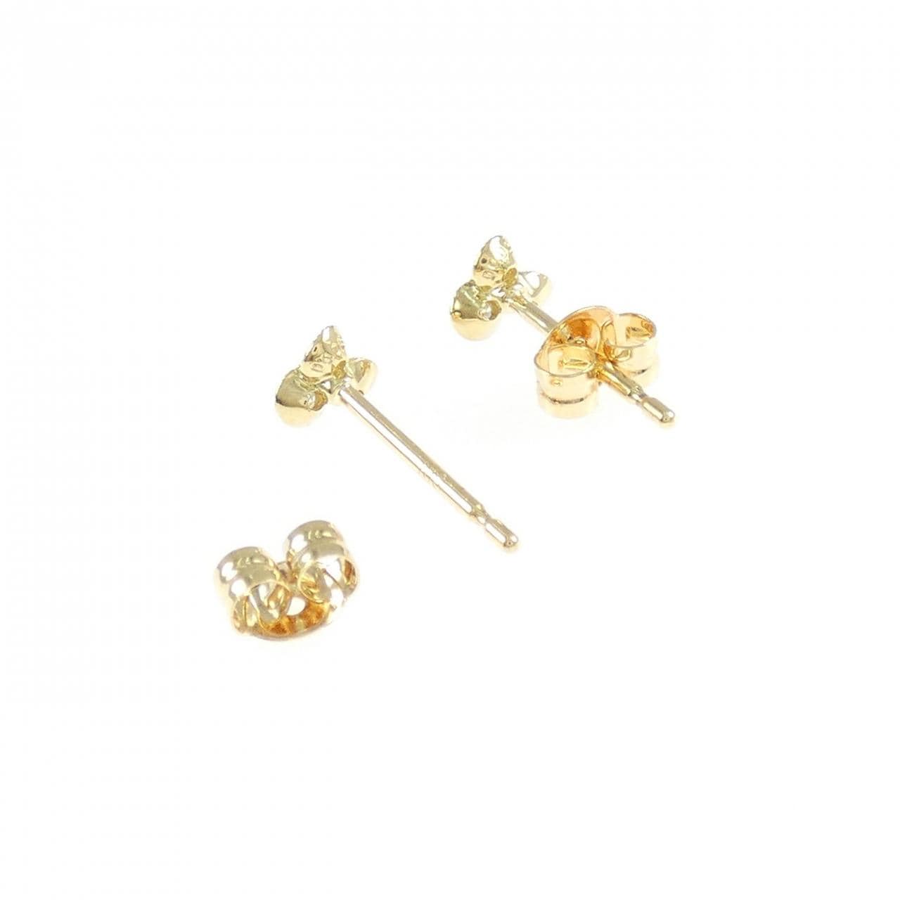 K18YG ダイヤモンド ピアス 0.04CT