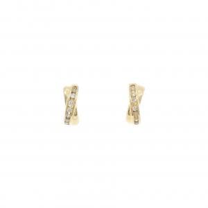 K18YG ダイヤモンド ピアス 0.10CT