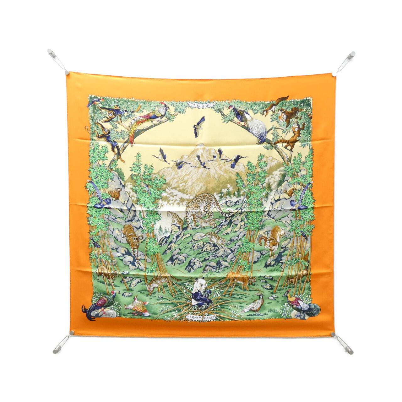 エルメス SICHUAN カレ スカーフ