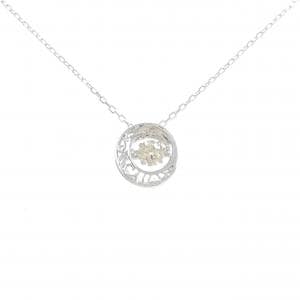 K18WG ダイヤモンド ネックレス 0.22CT