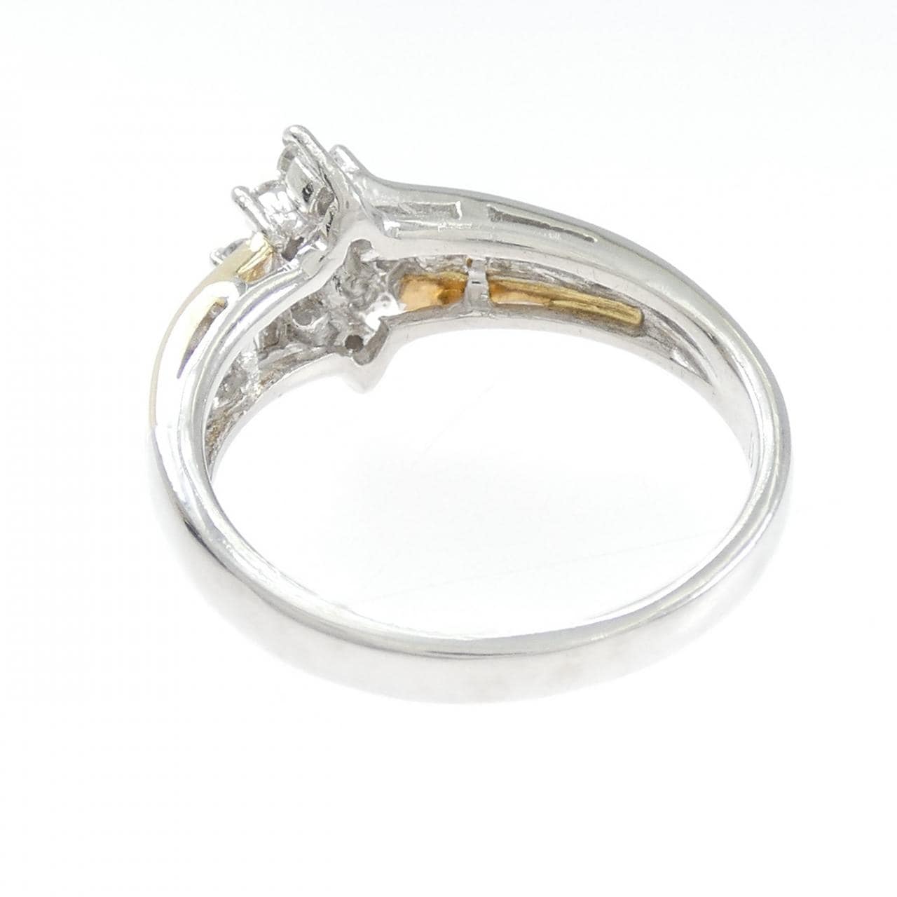 PT900/K18YG ダイヤモンド リング 0.52CT