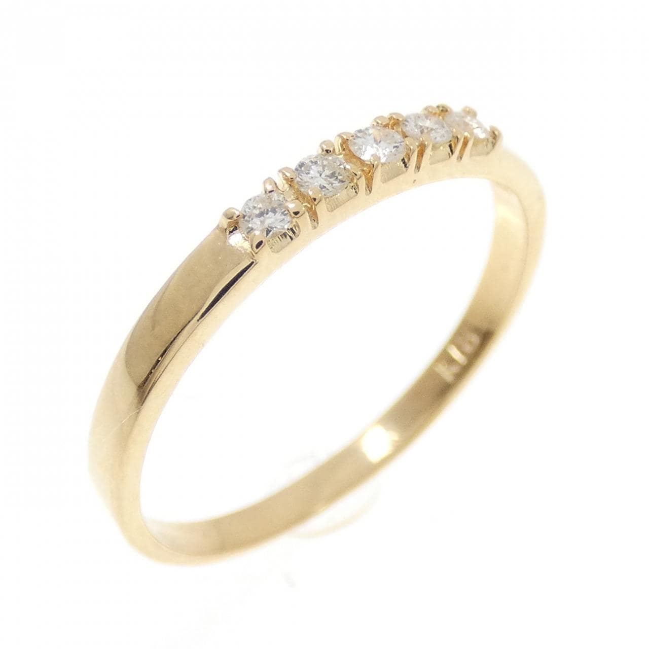 K18YG ダイヤモンド リング 0.09CT