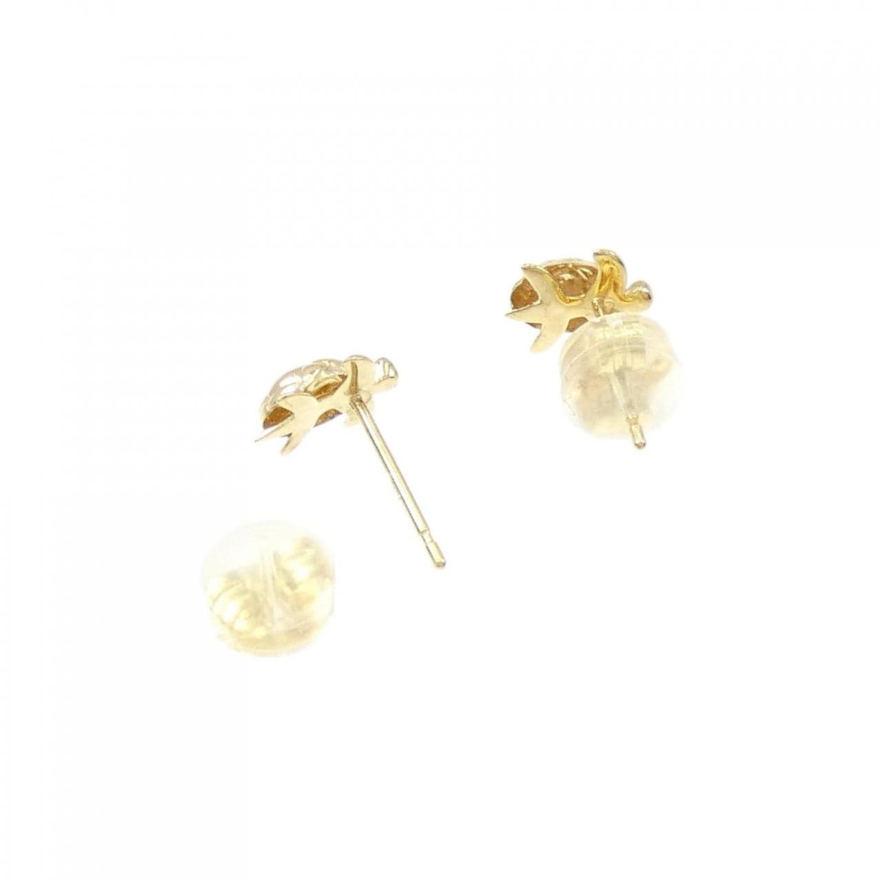 [BRAND NEW] K18YG turtle earrings