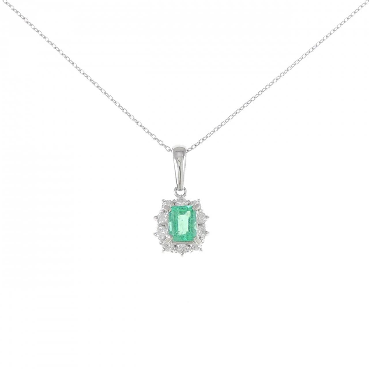 PT Emerald Necklace 0.64CT