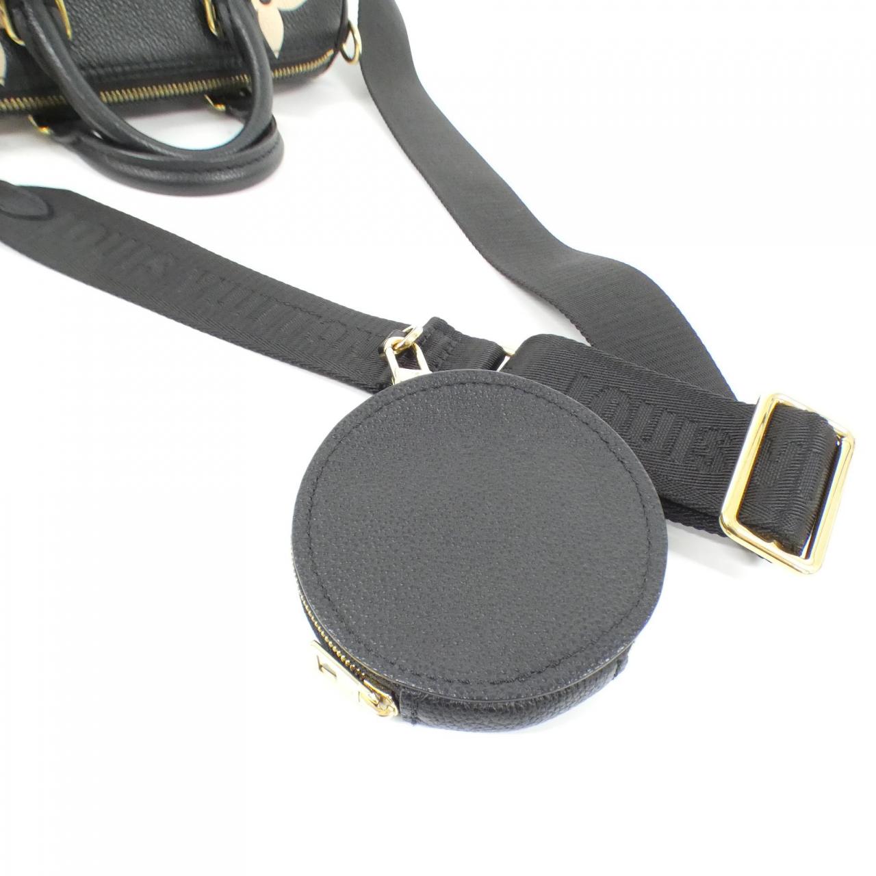 LOUIS VUITTON雙色 Mongram Empreinte Papillon BB M45980 肩背包