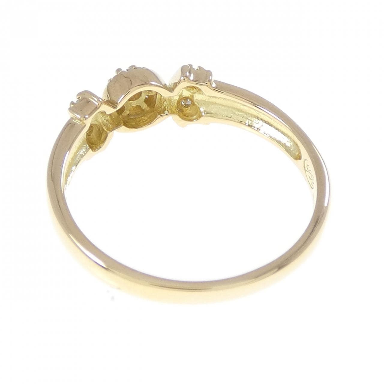 K18YG ダイヤモンド リング 0.03CT