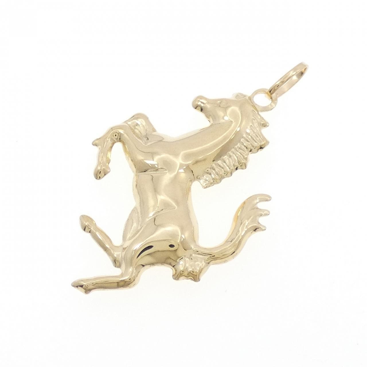 K18YG ホース ペンダント