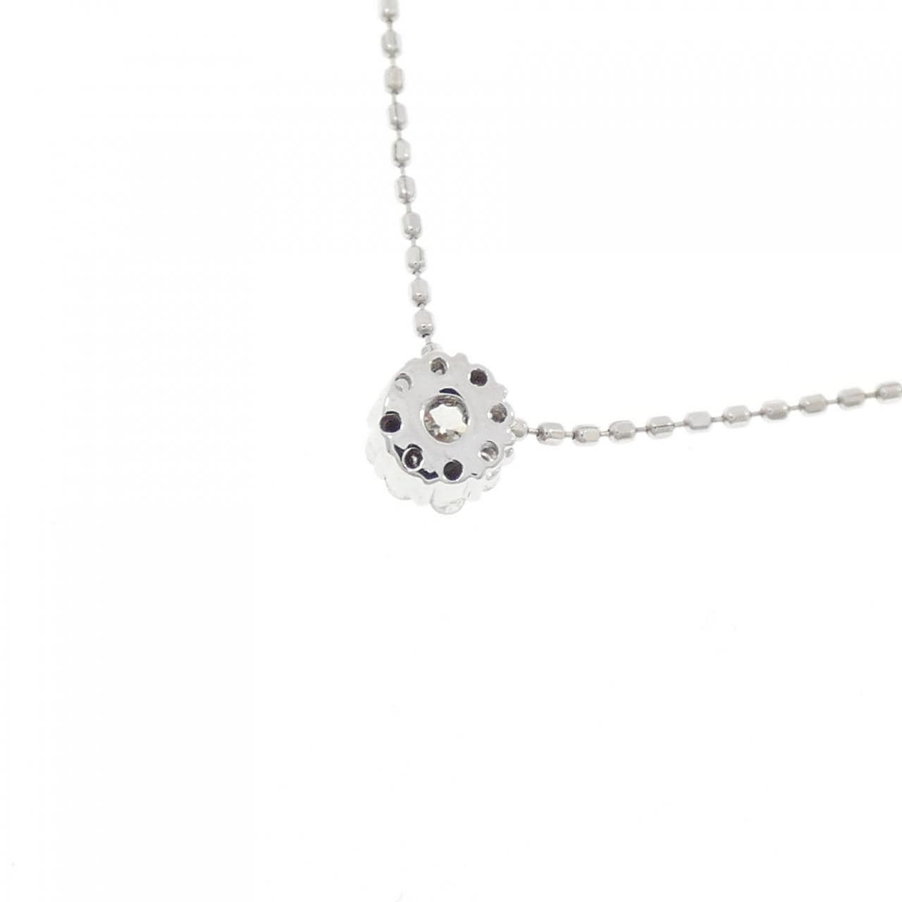 K18WG ダイヤモンド ネックレス 0.15CT
