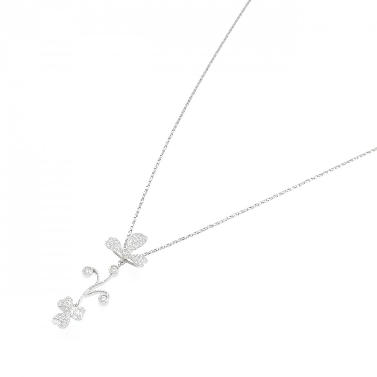PT900/PT850 ダイヤモンド ネックレス 0.20CT