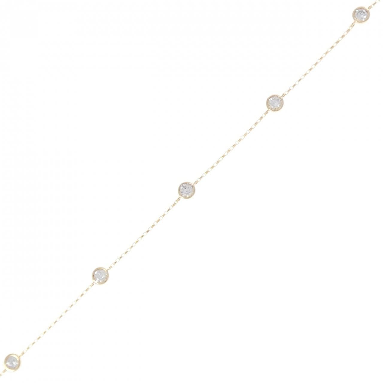 K18YG ダイヤモンド ブレスレット 0.50CT