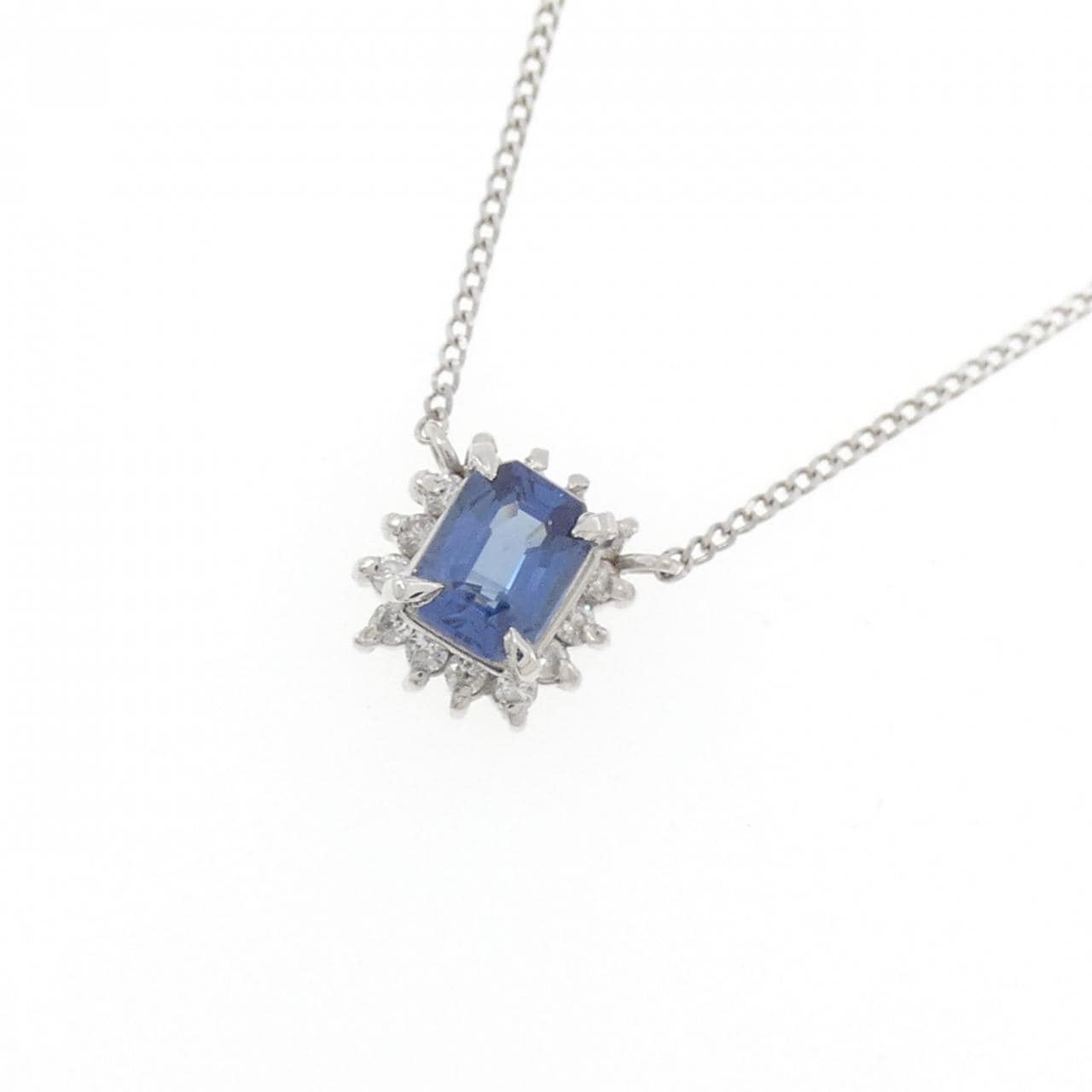 PT850 サファイヤ ネックレス 0.46CT
