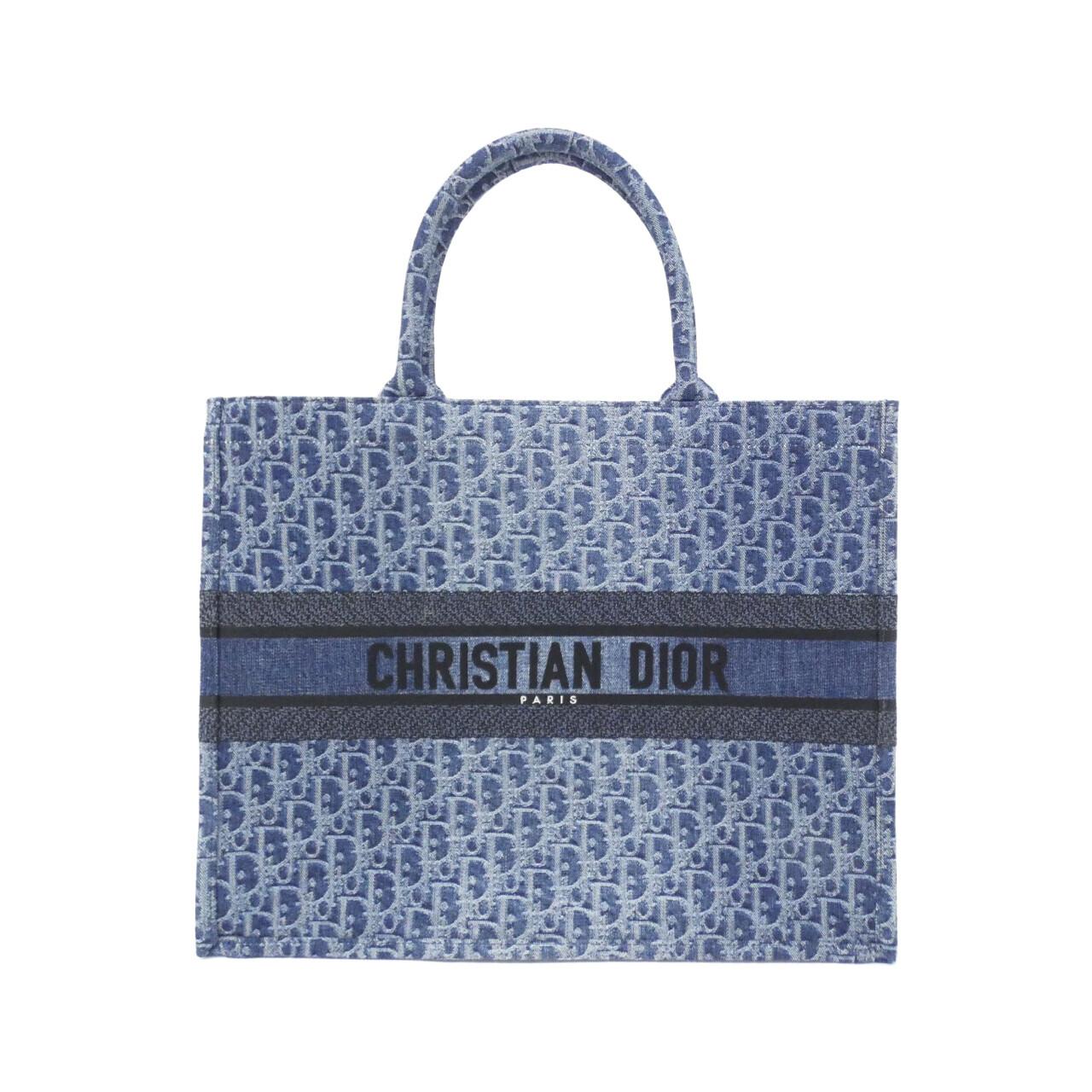 クリスチャンディオール DENIM DIOR OBLIQUE ディオール ブック トート ラージ M1286ZEGC バッグ