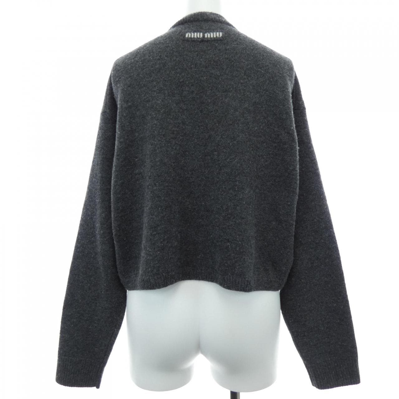 ミュウミュウ MIU MIU MIU MIU ロゴ DNA02T SOOO 13WS カーディガン
