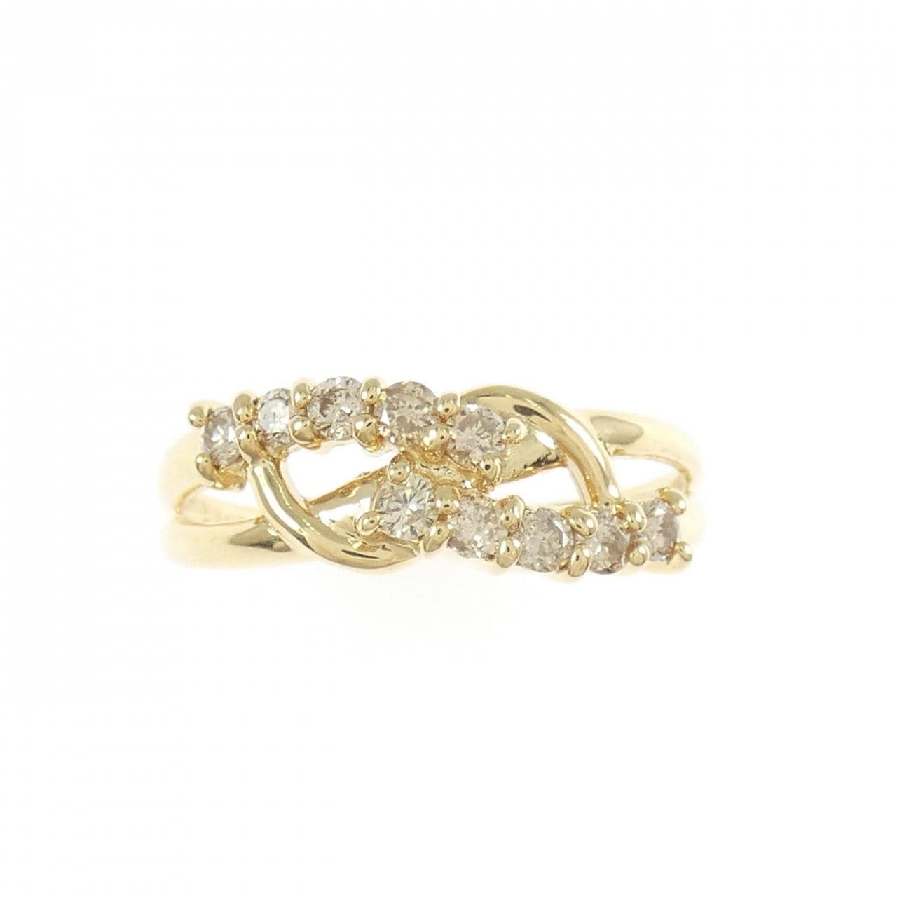 K18YG ダイヤモンド リング 0.30CT