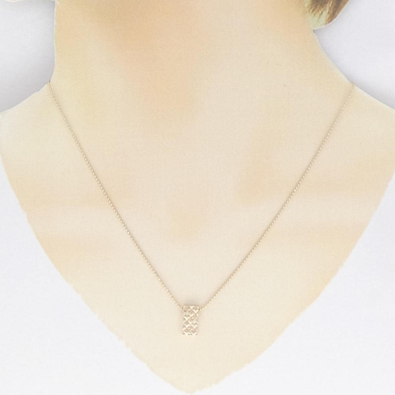 K18PG Diamond necklace