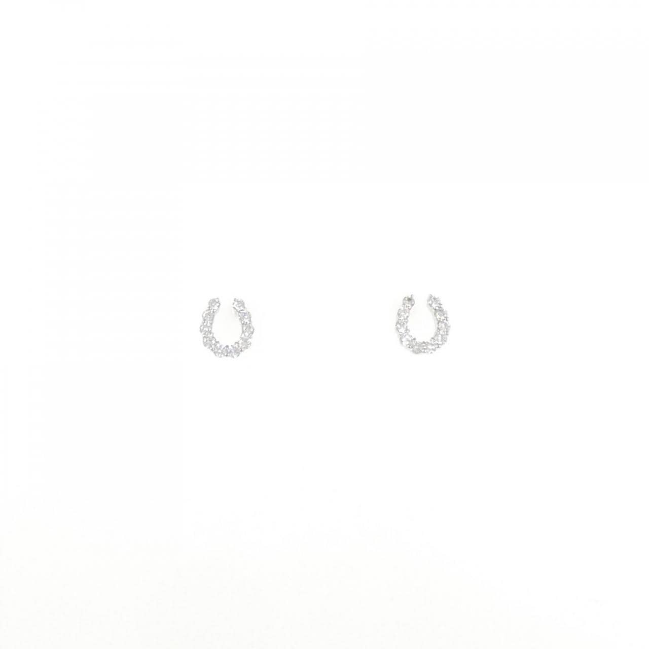 PT950/PT900 ホースシュー ダイヤモンド ピアス