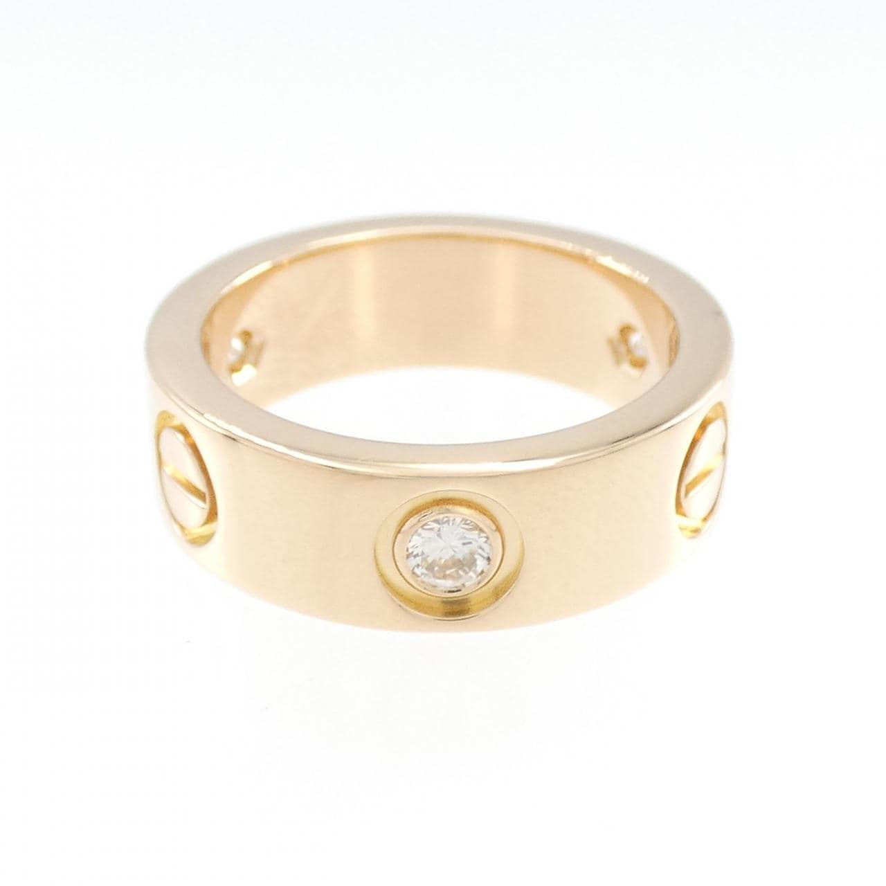 CARTIER LOVE half 钻石指