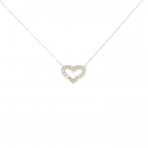 【新品】K18YG ハート ダイヤモンド ネックレス 0.20CT