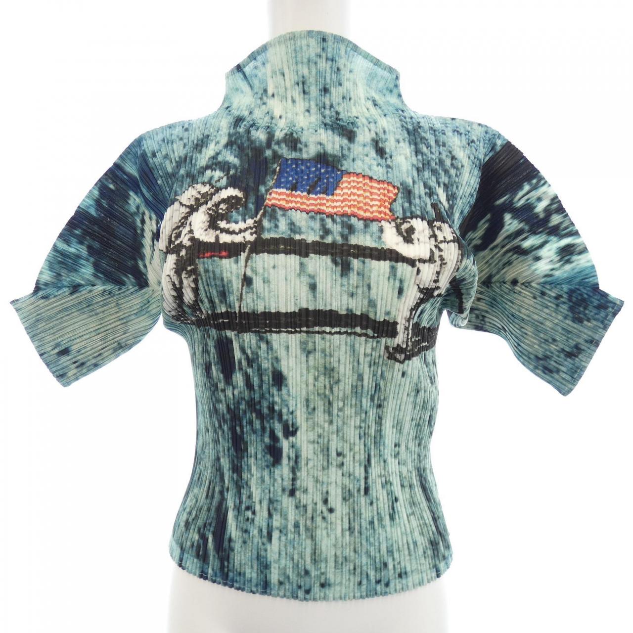 【ヴィンテージ】プリーツプリーズ PLEATS PLEASE 1999 月面着陸 アポロ1号 PP92-JK095 トップス