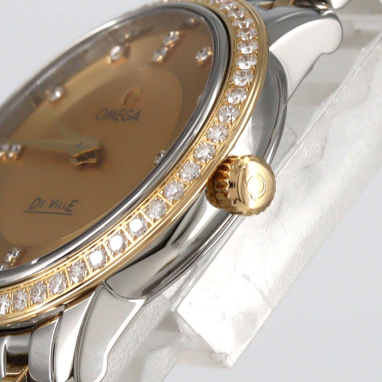 オメガ デ･ヴィル プレステージ コンビ/D･16P 413.25.27.60.58.001 SSxGP クォーツ