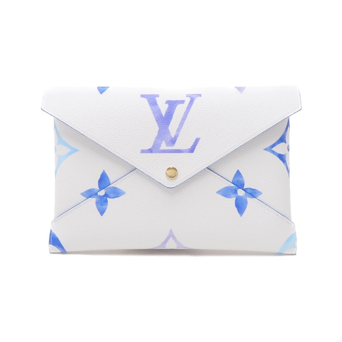 Louis Vuitton M82387 LV by The Pool Kirigami Pochette, Blue, One Size