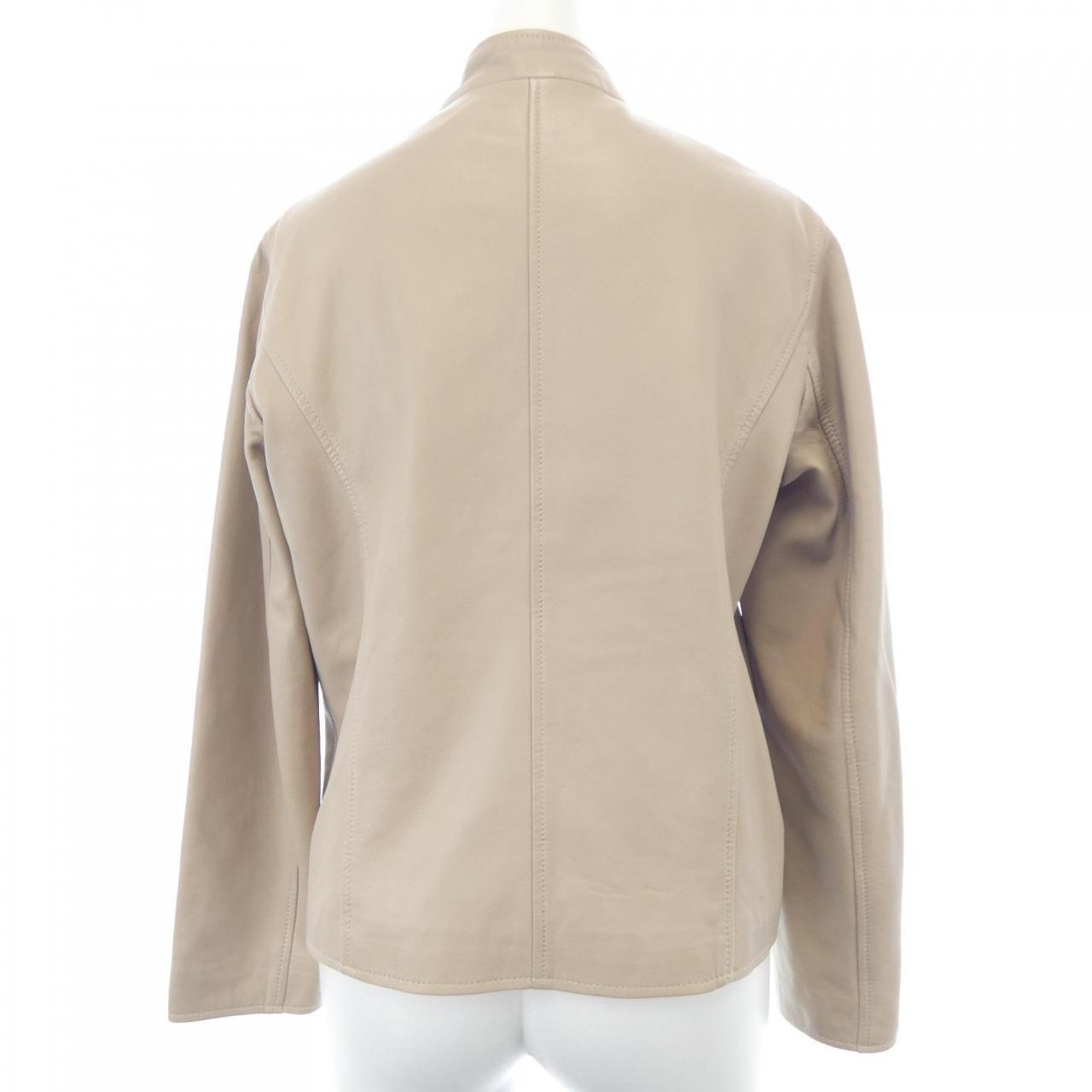 バーニーズニューヨーク BARNEYS NEW YORK レザーライダースジャケット