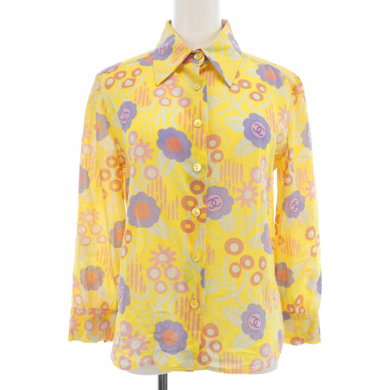 【ヴィンテージ】シャネル CHANEL P21471V12347 03S シャツ