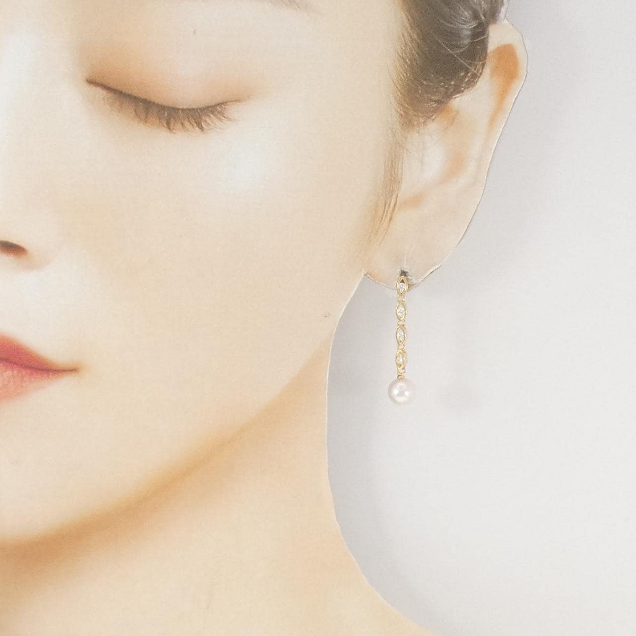 ポーラ アコヤパール ピアス 7mm