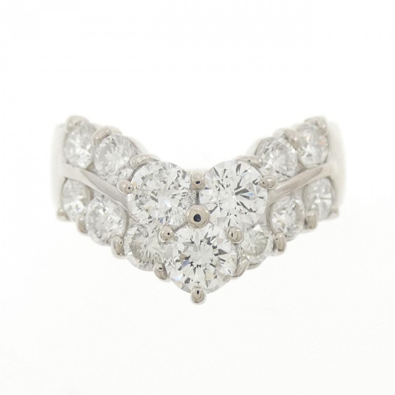 PT900 ダイヤモンド リング 2.02CT