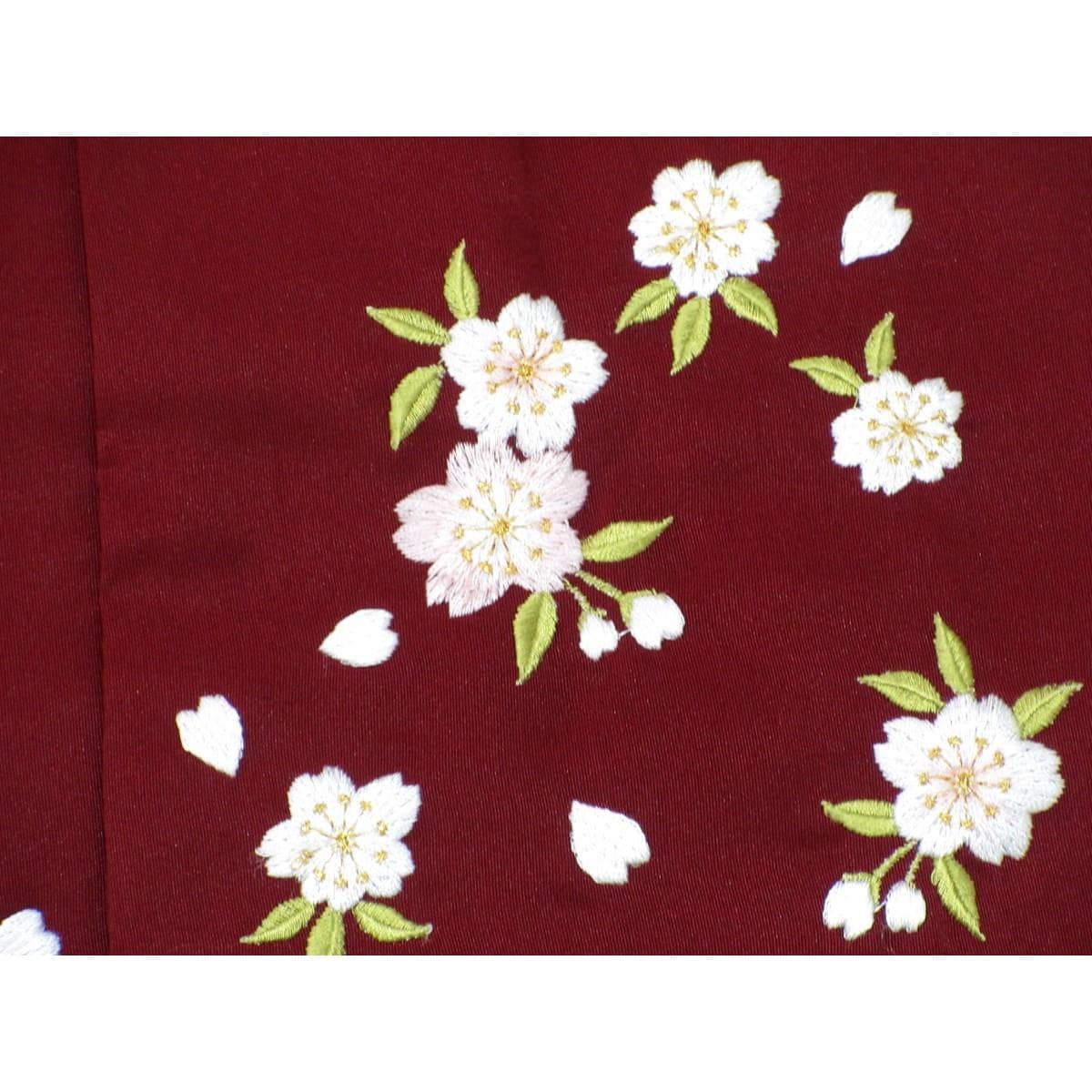 女袴　刺繍　紐下９９ｃｍ